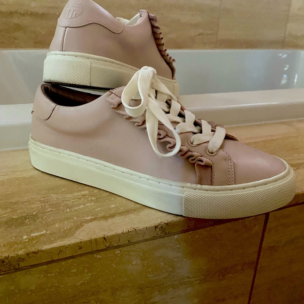 Tory Burch spot sneakers only used one time not my style!